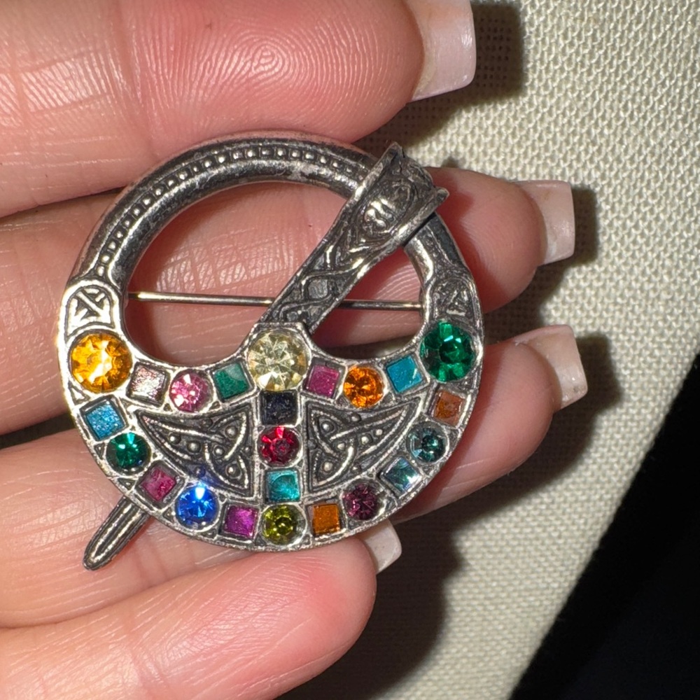 Vintage Miracle Celtic Brooch